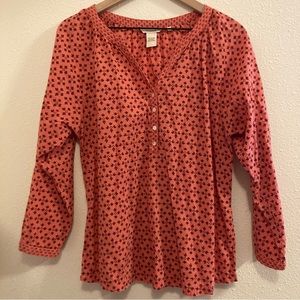 SUNDANCE cotton blouse, size M